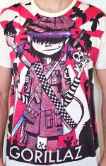 Tshirt Gorillaz Noodle Japan