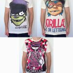 Pack 3 tshirts Gorillaz